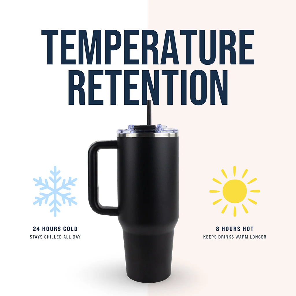 Personalized 40oz Big Swig Tumbler | Custom Laser Engraved