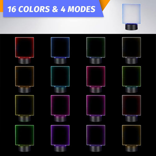 Custom LED Acrylic Lamp | Lámpara LED Acrílica Personalizada