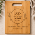 Personalized Bamboo Cutting Board (13.5" x 9.75")| Custom Engraved Gift